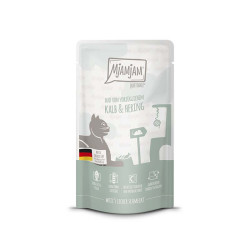 MjAMjAM DUO Ternera y Arenque – Comida húmeda sin cereales para gatos adultos