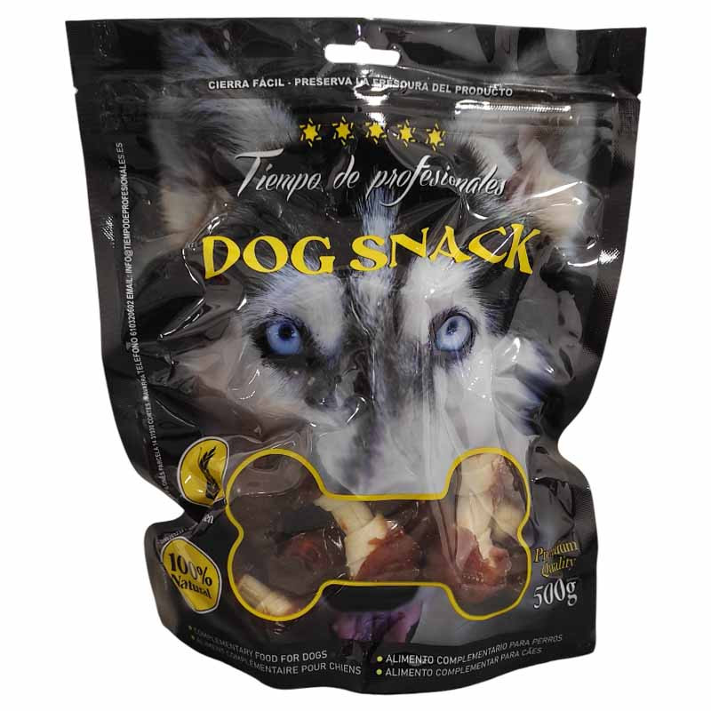 Envase Huesitos de Pollo y Pato Tiempo de Profesionales 500gr