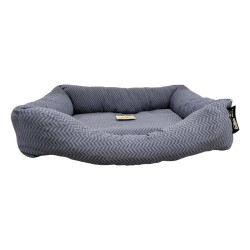 Cama Quibropets Espiga Azul 60 cm para perros y gatos pequeños