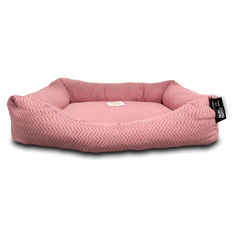 Cama Quibropets Espiga Rosa 60 cm para perros pequeños y gatos