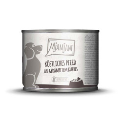 MjAMjAM Caballo con Calabaza lata comida húmeda para perros