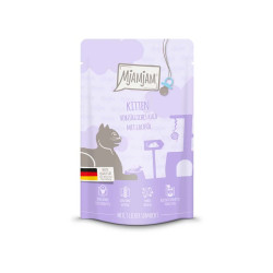 MjAMjAM Kitten Ternera con Aceite de Salmón 125 g – comida húmeda gatitos