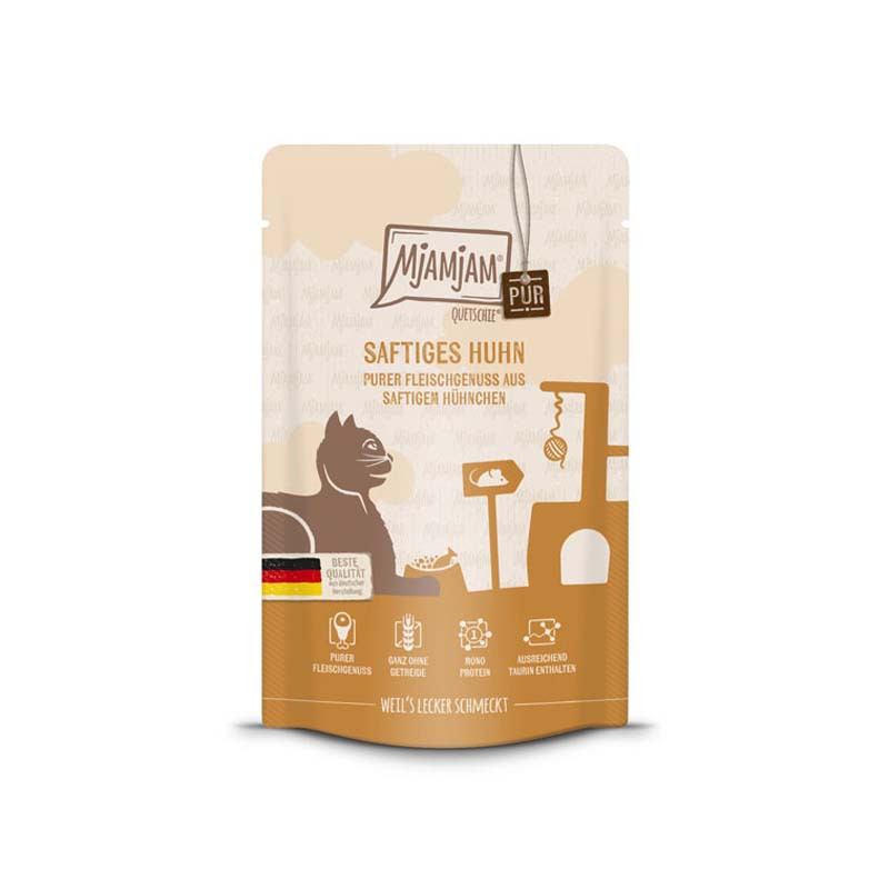 MjAMjAM Pollo Puro 125 g comida húmeda monoproteica gatos