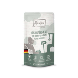 MjAMjAM Ternera y Pavo con Zanahorias 125 g comida húmeda gatos