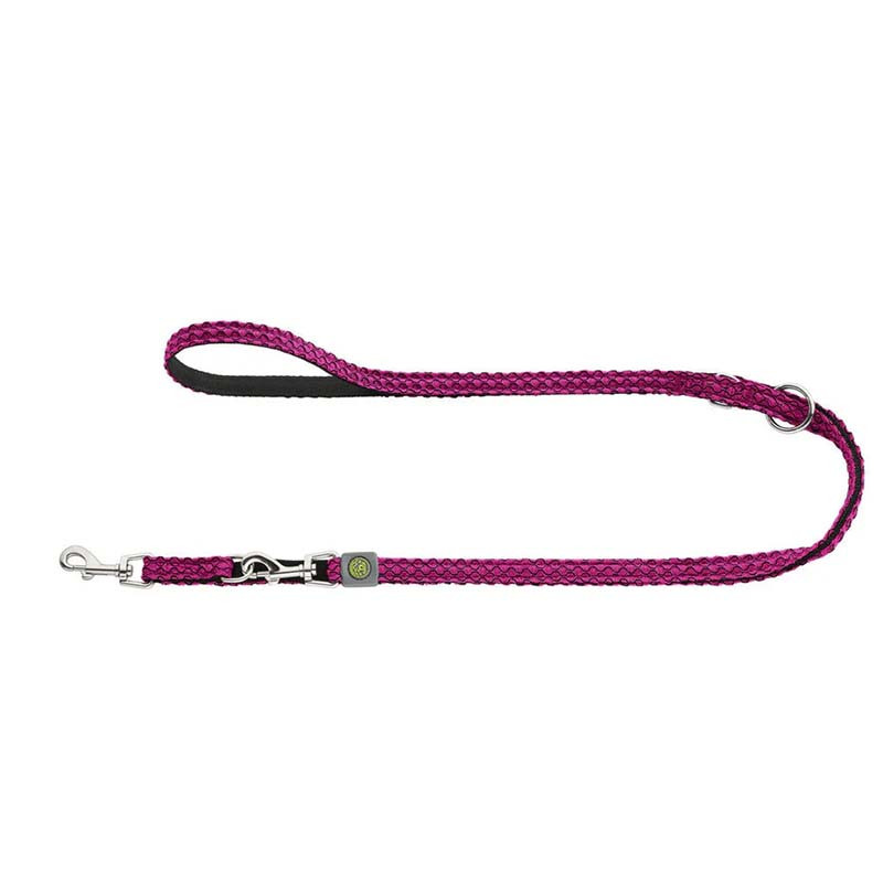 Correa Hunter Hilo Ajustable 2 m fucsia para perros malla transpirable