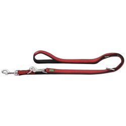 Hunter Correa de neopreno roja 2 metros ajustable para perros