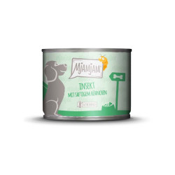 MjAMjAM Insecto con Pollo comida húmeda para perros – Lata del producto