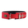 collar hunter neopreno reflectante rojo talla l 49-56 cm para perros