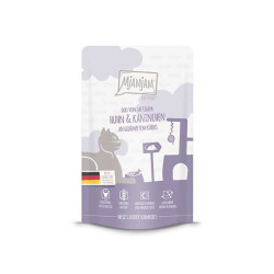 MjAMjAM DUO Pollo y Conejo con Calabaza 125 g para gatos – Envase del producto