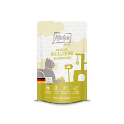 MjAMjAM Duo Pato y Pavo con Calabaza 125 g para gatos – Envase del producto