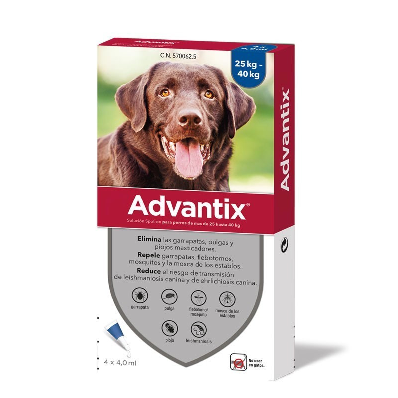 Advantix antiparasitario externo para perros grandes