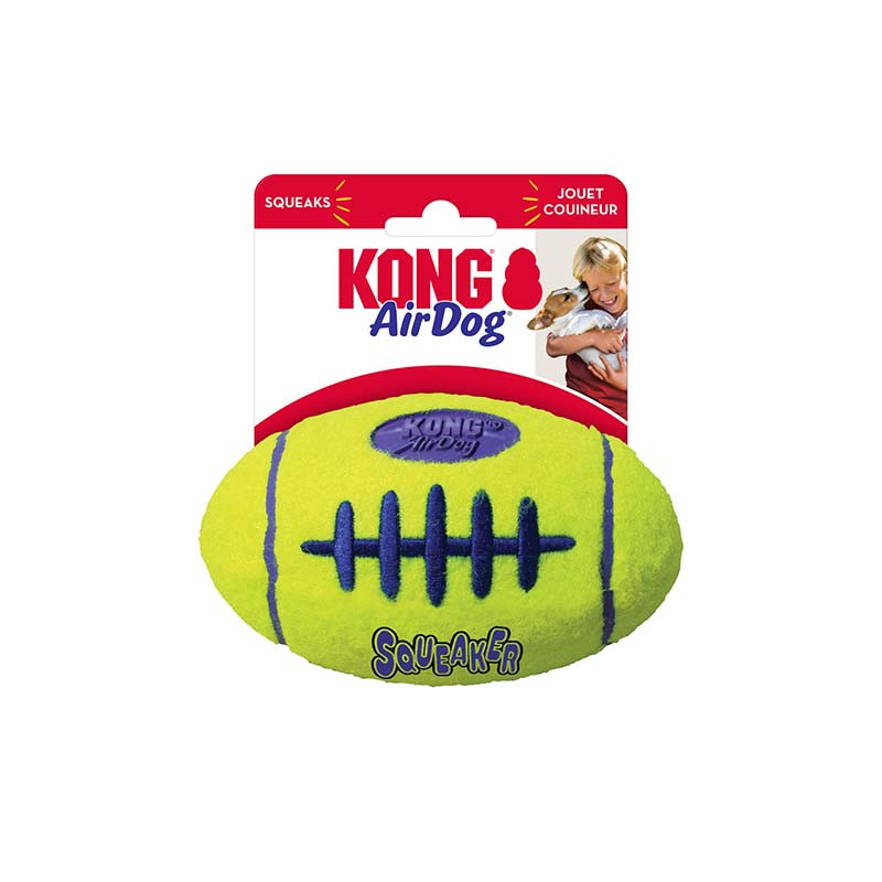 KONG AirDog Squeaker Football talla L para perros