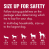 medidas Kong Classic Rojo juguete rellenable de caucho para perros