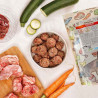 Menú BARF Naturcanin, albóndigas de conejo para perros alérgicos