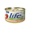 Life Natural comida húmeda para gatos de Filetes de Atún con Manzana de 85gr para gatos.
