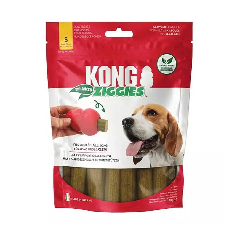 KONG Ziggies Enhanced snack para perros pequeños