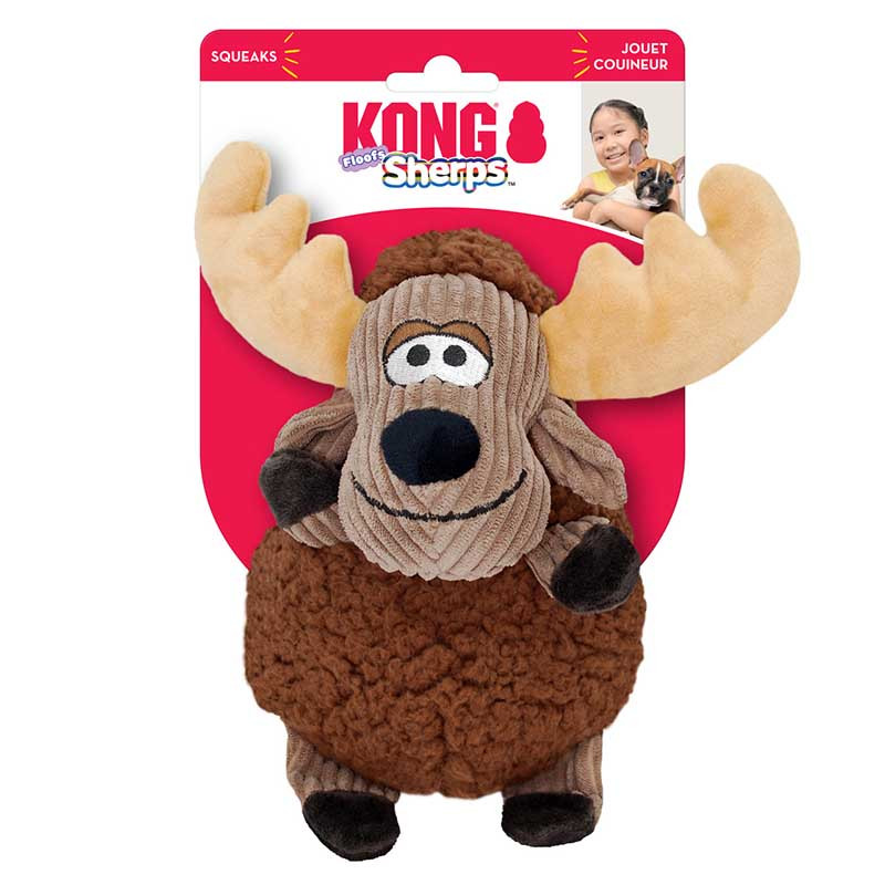 KONG Sherps Floofs Moose talla M peluche para perros