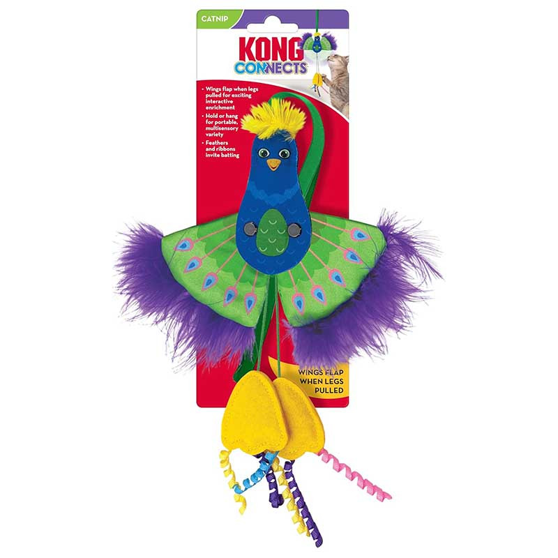 KONG Connects Peacock juguete para gatos