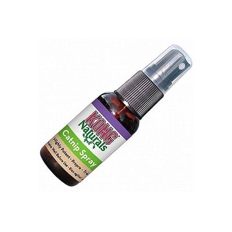 KONG catnip en spray para juguetes y rascadores de gatos