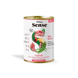 lata Dibaq Sense grain free de cordero para perros