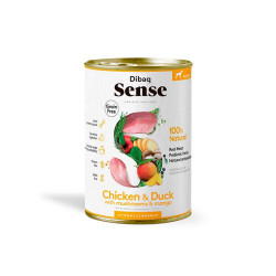 Dibaq Sense grain free lata pollo y pato para perros