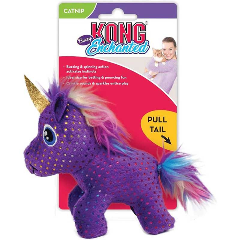 KONG Enchanted Buzzy Unicorn juguete para gatos