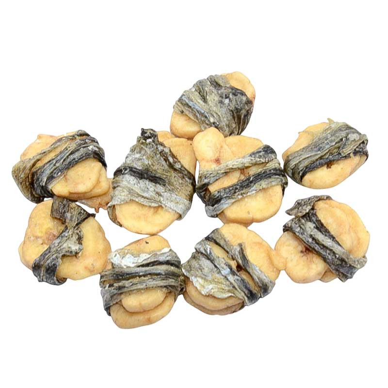 premio natural para perros de pescado y banana