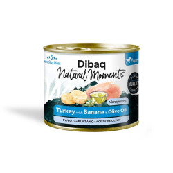 dibaq-natural-moments-perro-cachorro-comida-húmeda-pavo-plátano