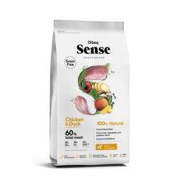 Dibaq Sense Grain Free Pollo & Pato, alimento natural sin cereales para perros, alta en proteínas