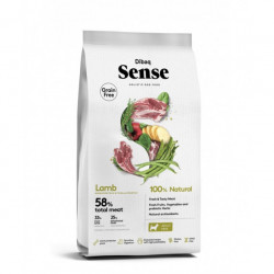 Dibaq Sense Grain Free Cordero Mini, comida natural sin cereales para perros pequeños, alta en proteínas y fácilmente digestible