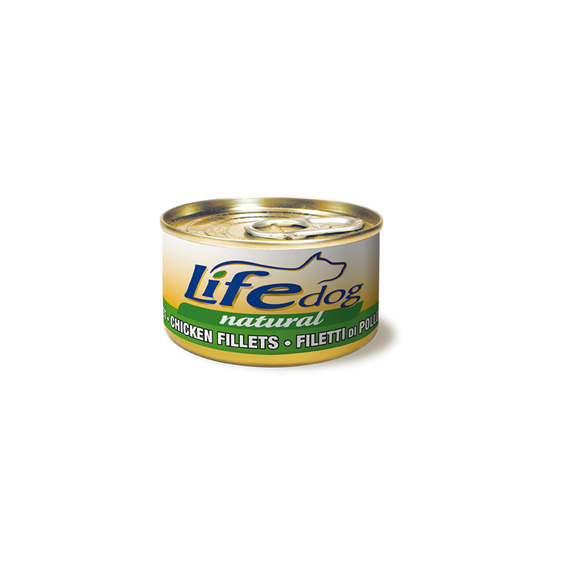 Life Natural comida húmeda para perros con Filetes de Pechuga de Pollo 90gr